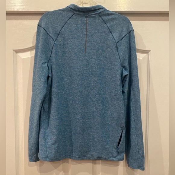 Lululemon Surge Warm 1/2 Zip size M heathered blue - Picture 3 of 7
